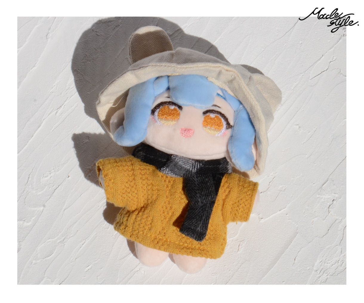 もっちり立体髪のオリジナルミニぬいを作ります 染色により幅広い色の髪が作れます！ イメージ6