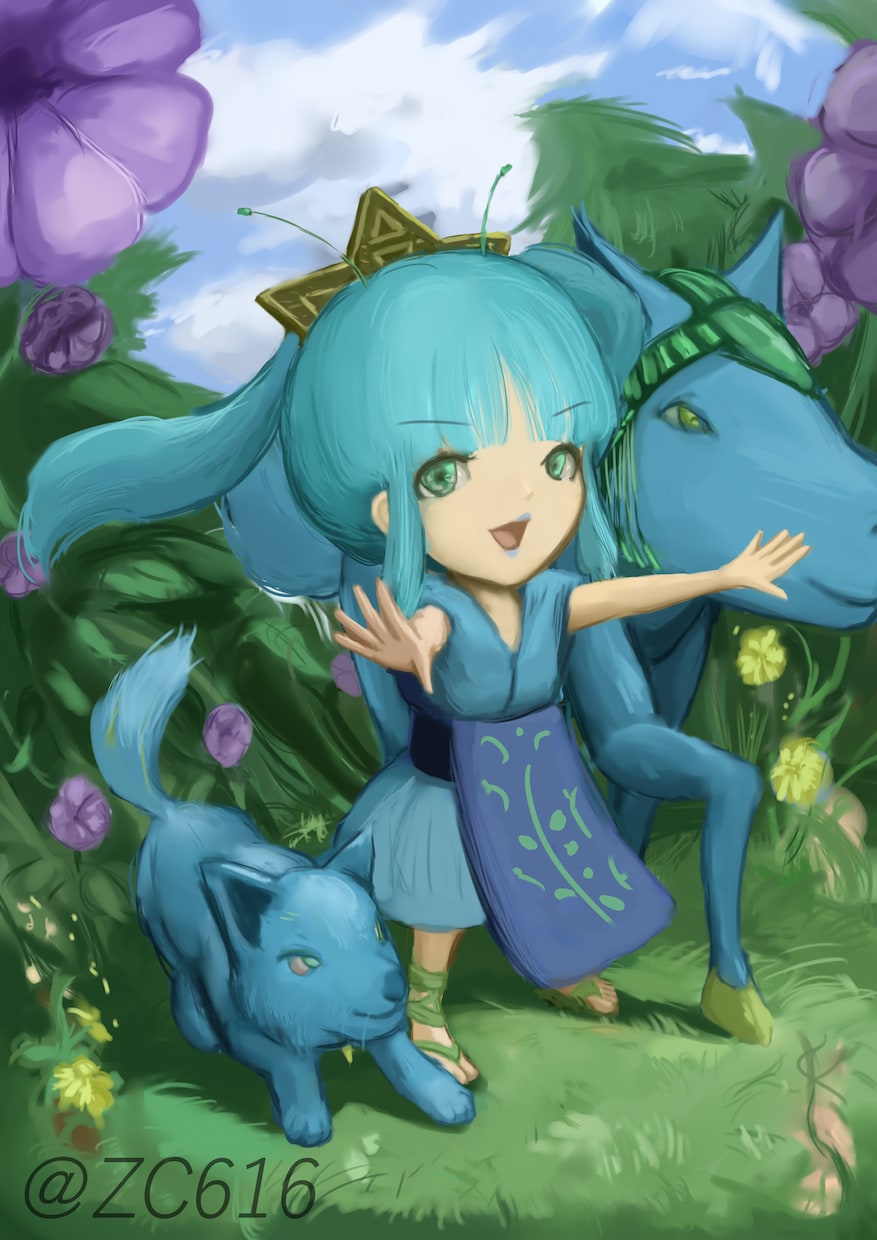 背景付きイラスト描きます ゲームや動画の一枚絵にお困りの方。 イメージ2