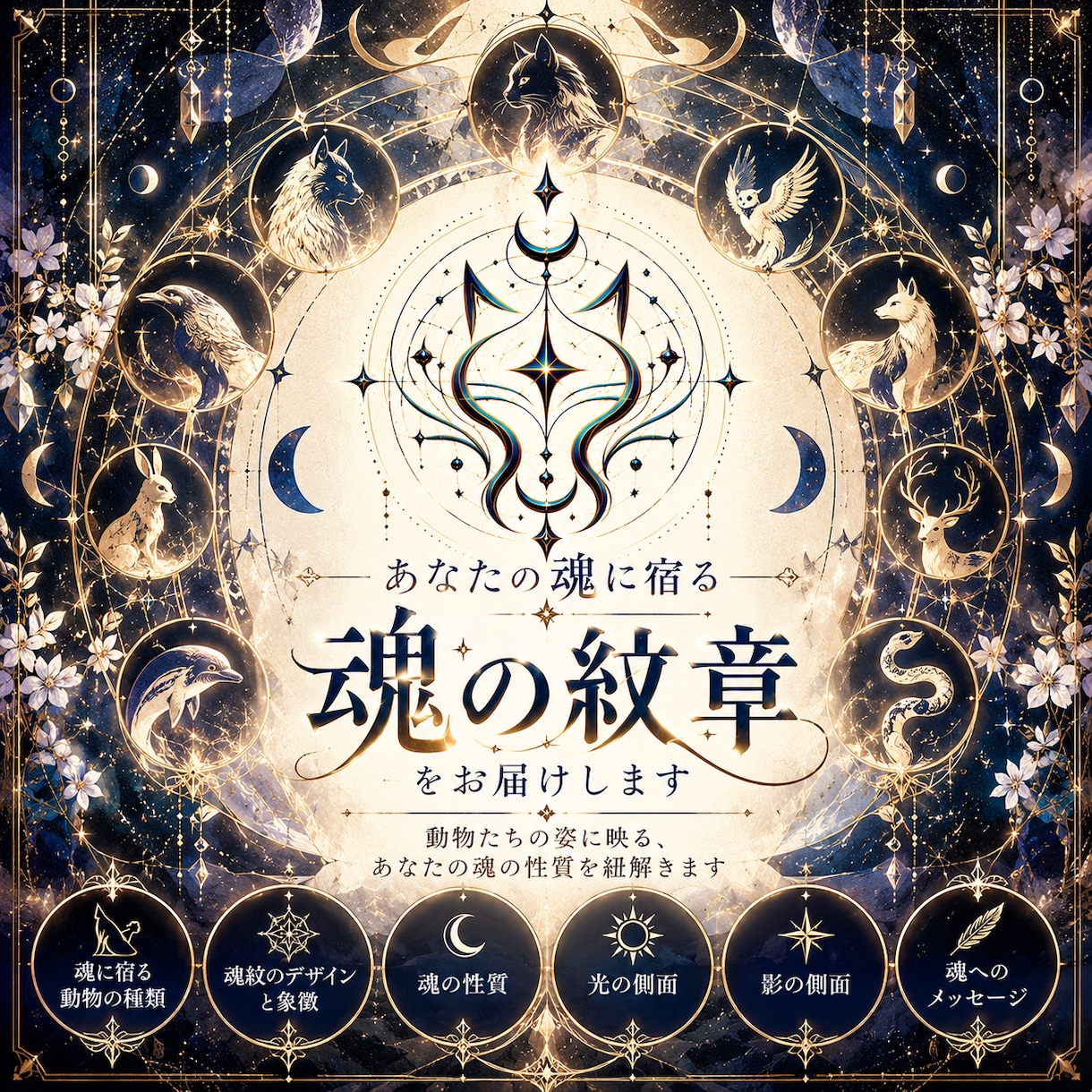 あなたの魂に宿る紋章をお届けします ぼくに見える、あなたの魂のかたちをお届けするよ イメージ1
