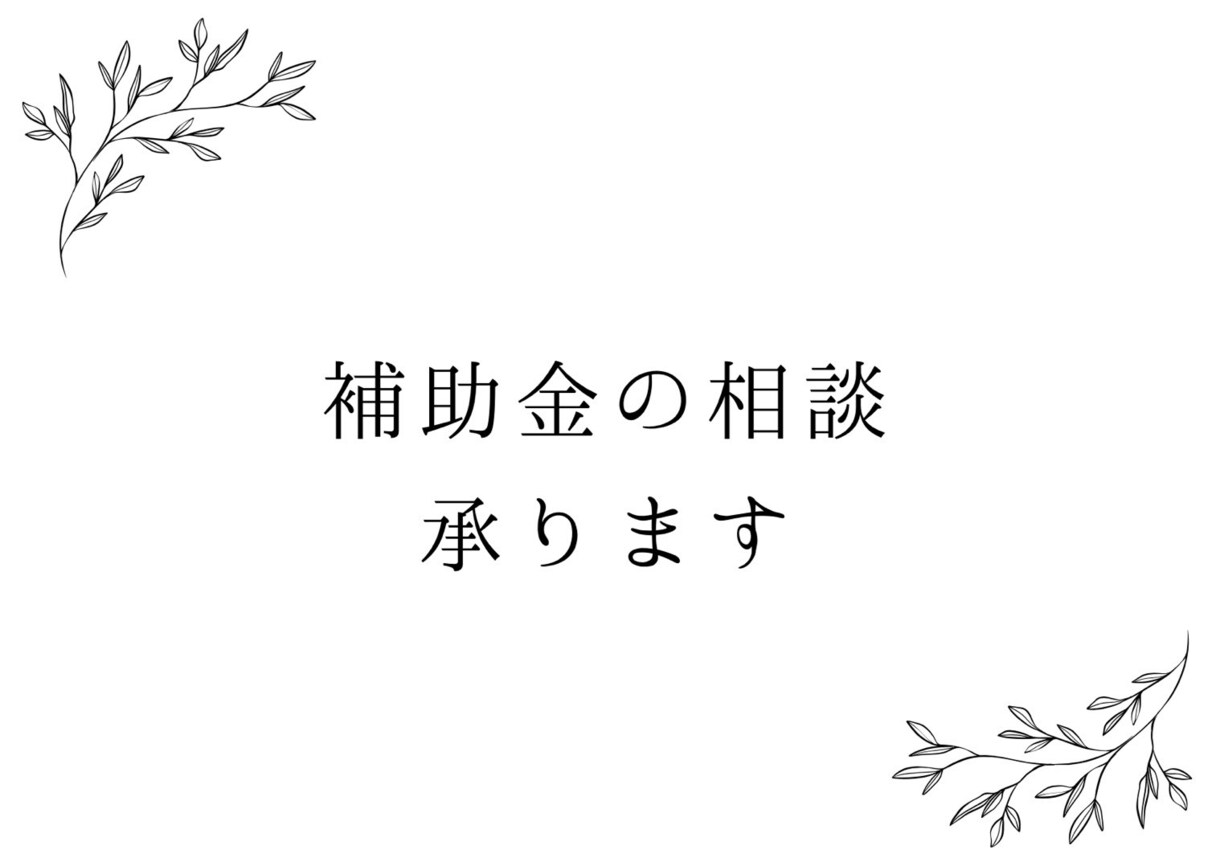 補助金/各種許認可の相談承ります 補助金・車・飲食店・美容院・個人事業主・ドローン・薬局等 イメージ1