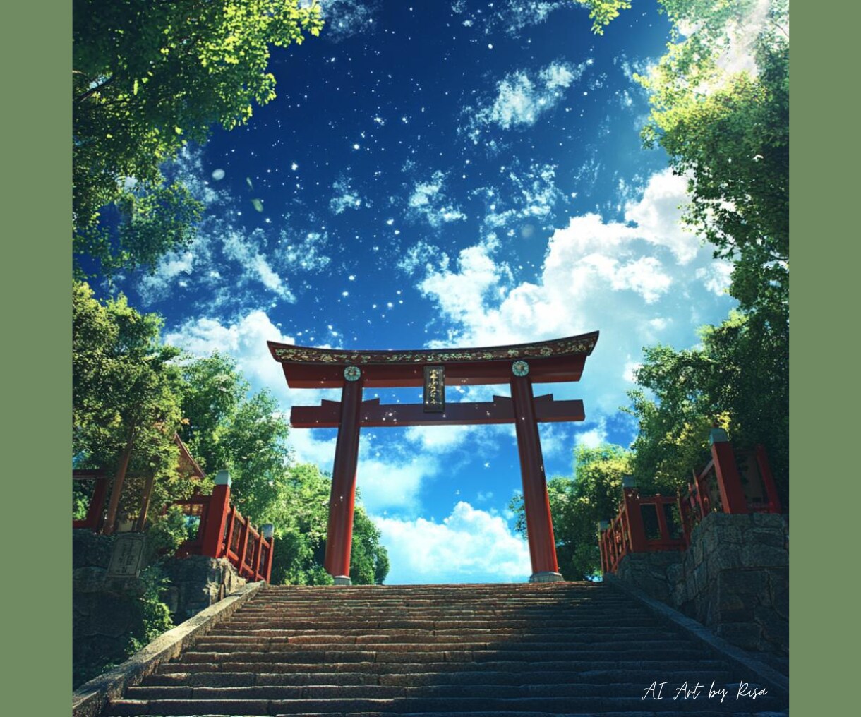 今ご縁ある神様、神社、ルーツを伝えます 循環させベースの周波数を軽くし願う未来にチャンネル合わせ イメージ1
