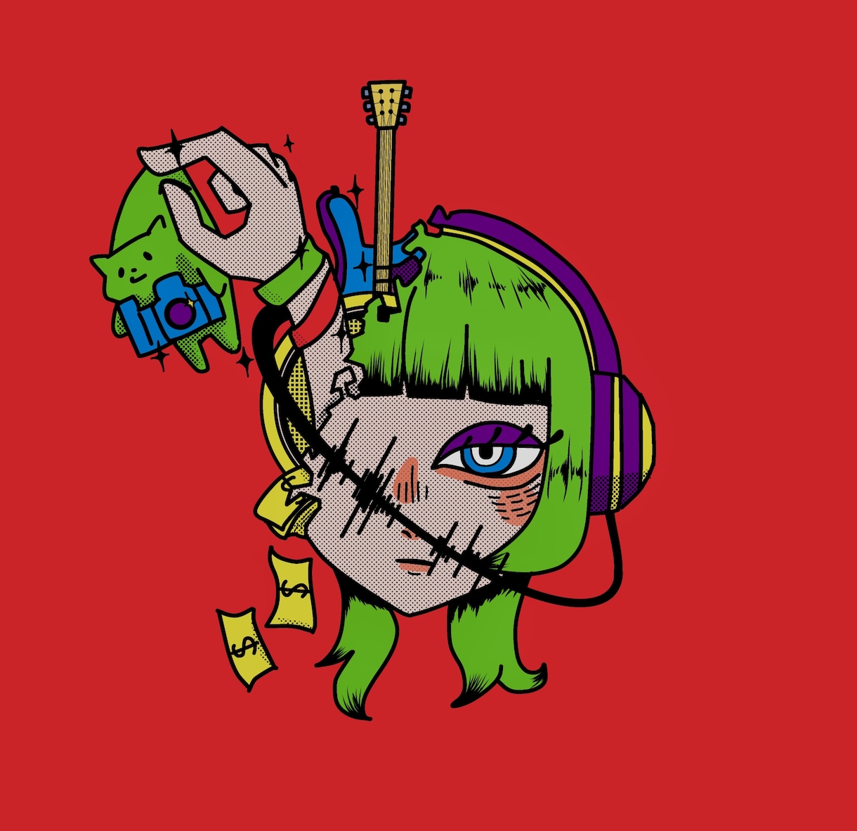 こんな感じの絵柄のアイコン描けます デフォルメでも何でも！少しは臨機応変に対応できるかと。 イメージ1