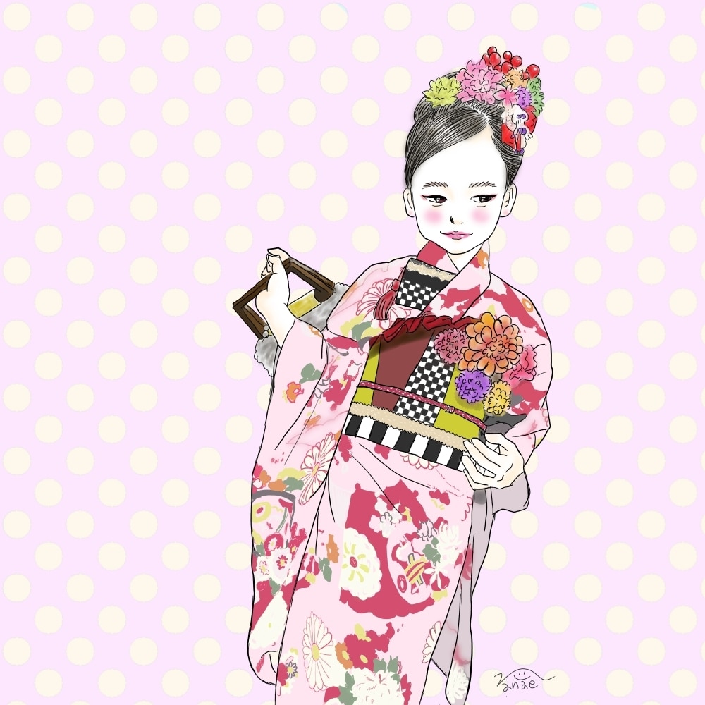 印刷もOK♡似顔絵やガールズイラストをお描きします 大人かわいい、お洒落なイラストをお探しの方にオススメです♡ イメージ8