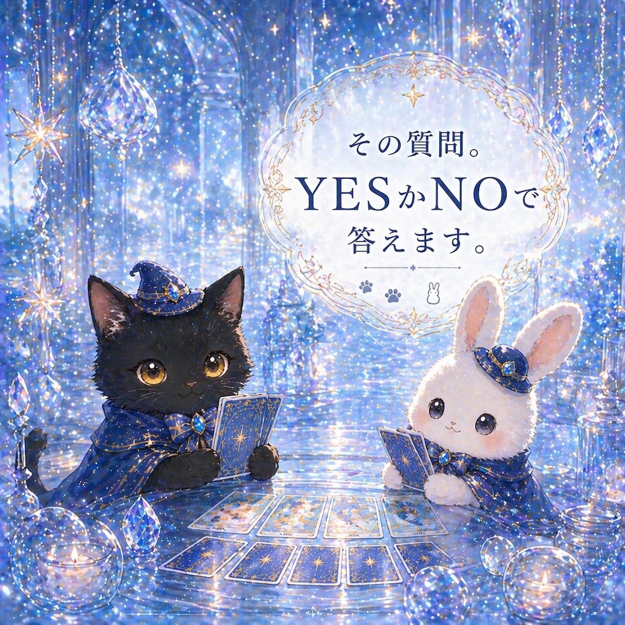 その質問、ＹＥＳかＮＯでお答えします ☆ワンコイン☆タロットカードを使って占います イメージ1