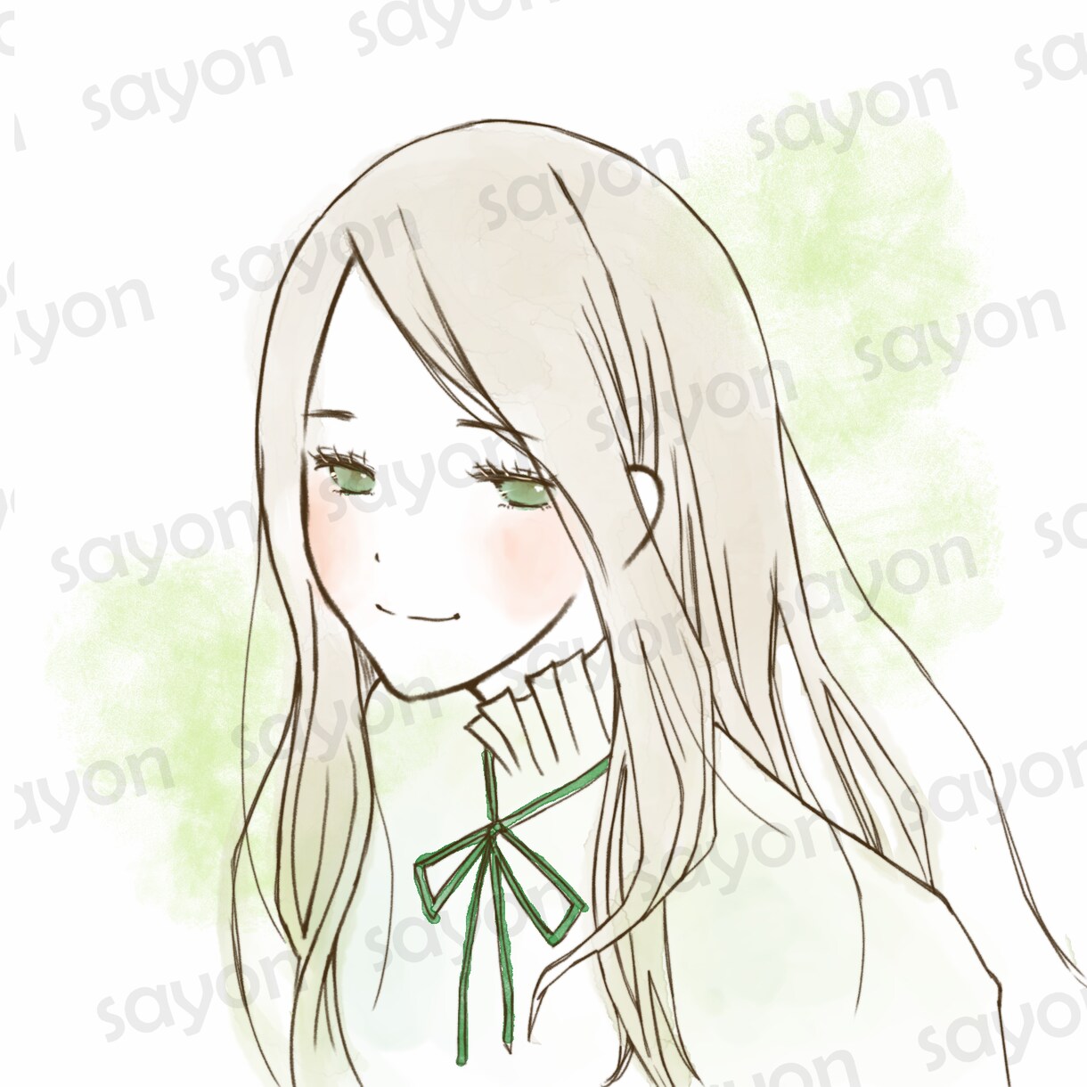 イラスト多数/完成品イラストを販売しています ゆるふわ/おしゃれ/フェミニン/ナチュラルシリーズ② イメージ1