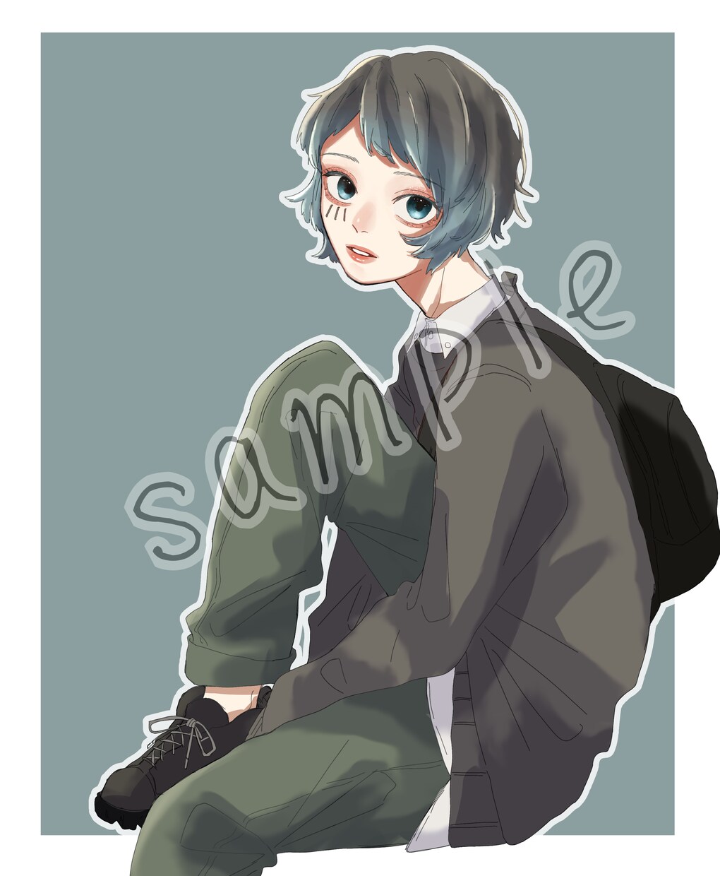 1枚絵、アイコン等のイラスト描きます 雰囲気ある絵を短期間で描きます！ イメージ3