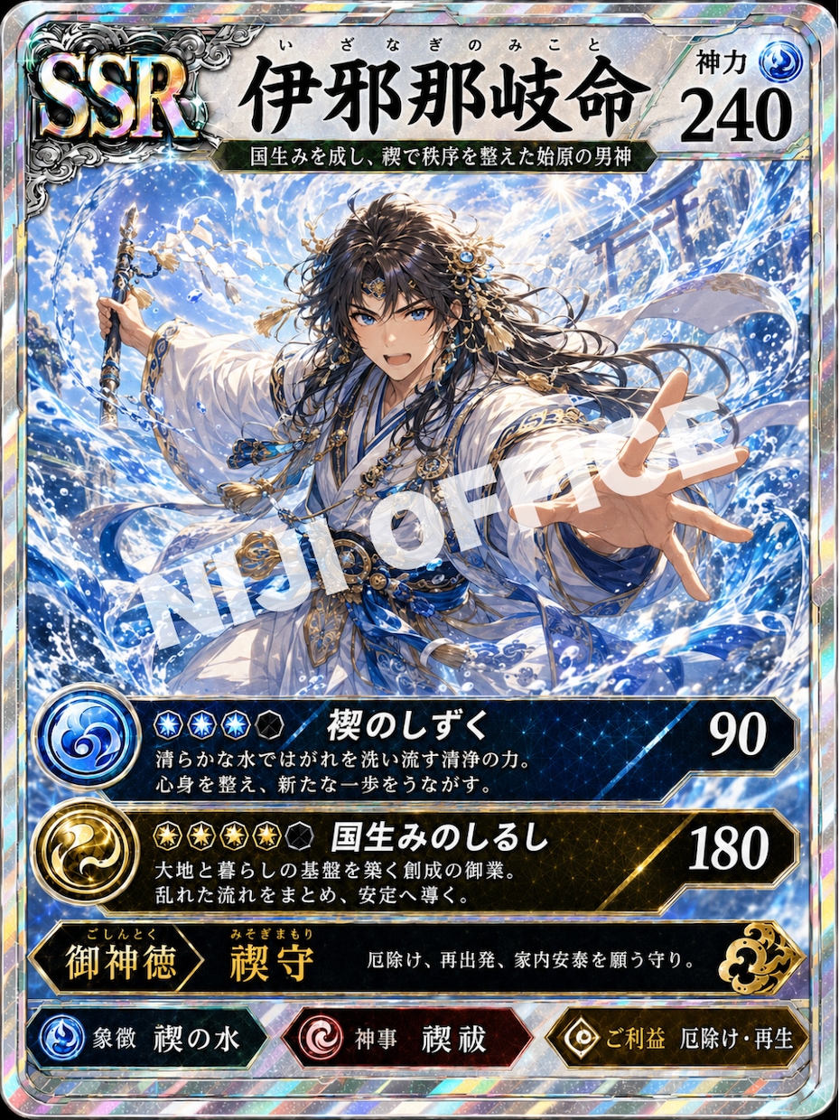 最高SSSR守護神カードをガチャ形式でお届けします 初回SR確定！集めたくなる神様スピリチュアルカードお守り イメージ8