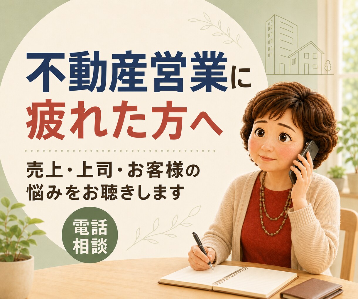 誰かと少しでも話したいとき、10分でもお話聞きます 話すことで、あなた自身の心の整理をお手伝いしています。 イメージ4