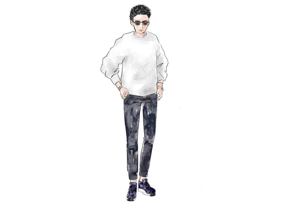 最初の3名限定価格！ファッションイラスト描きます 雑誌のモデルのようなイラストがお手元に！商用利用もOK イメージ5