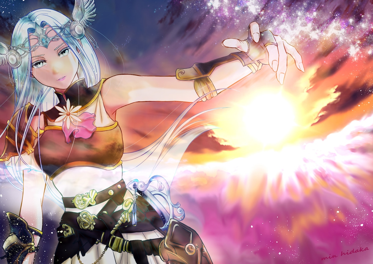 精霊・天使・あやかし――幻想世界を一枚に描きます 心に残る幻想風景と、魅力的な空想キャラクターをお届けします イメージ1