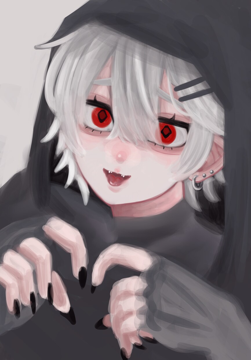 お好みのバストアップイラストSNS等を描きます SNSアイコンやサムネ、背景等のイラストを描きます！ イメージ1