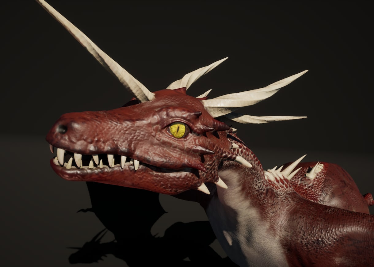 クリーチャー系3Dキャラクターを制作いたします ゲーム等で使用いただけるキャラクターモデルを作成します！ イメージ1