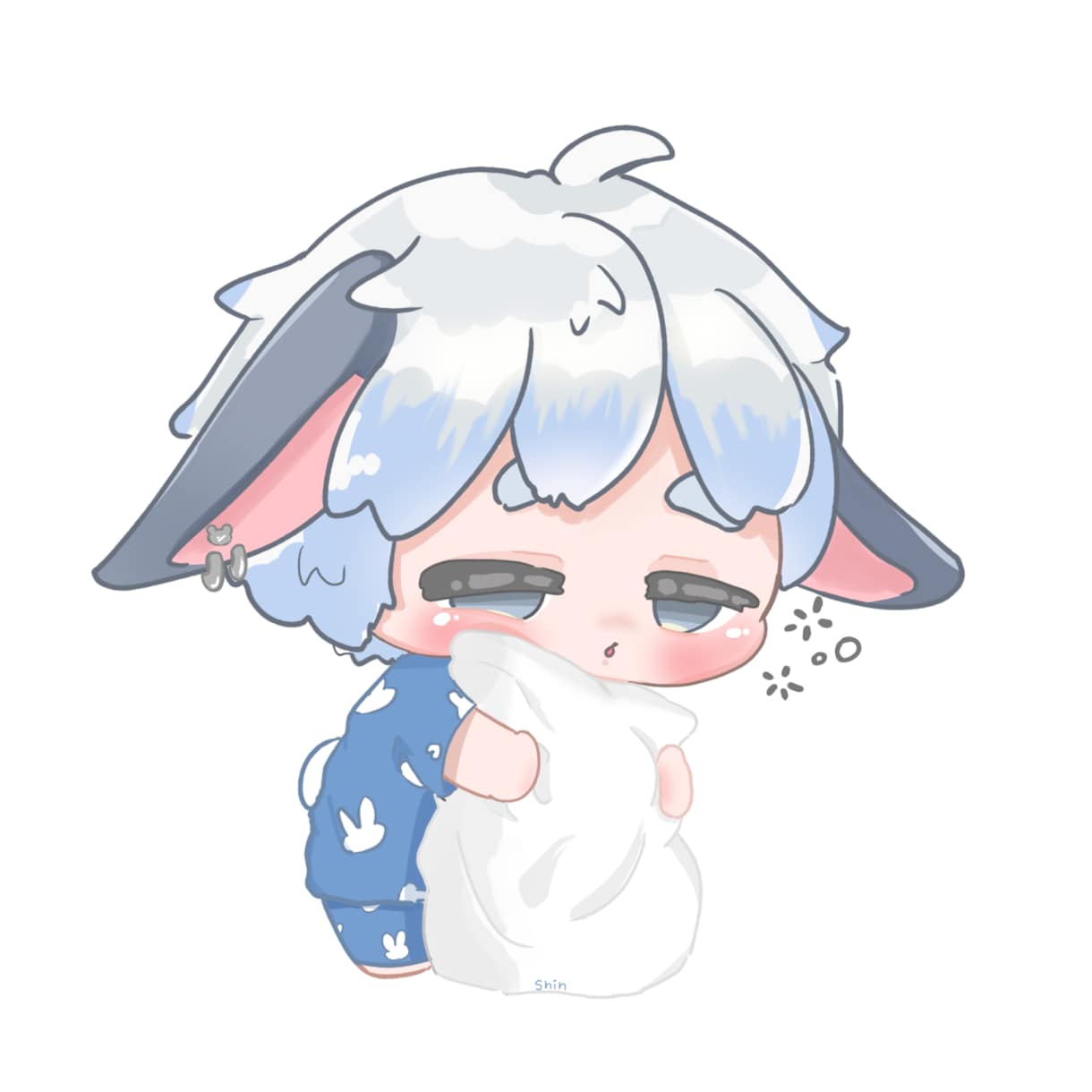 ほんわかタッチで可愛いちびキャラ描きます 個性的で表情豊かSNSやグッズにぴったり！商用利用◎ イメージ3