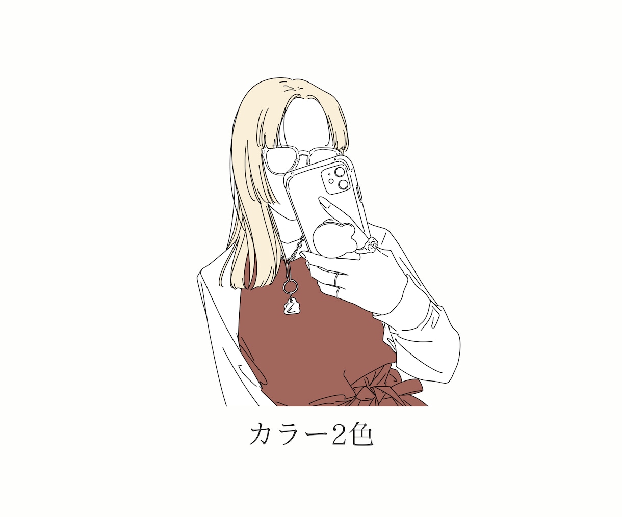 お写真をもとにお洒落な線画イラスト描きます シンプルで洗練された美しいイラスト。 イメージ4