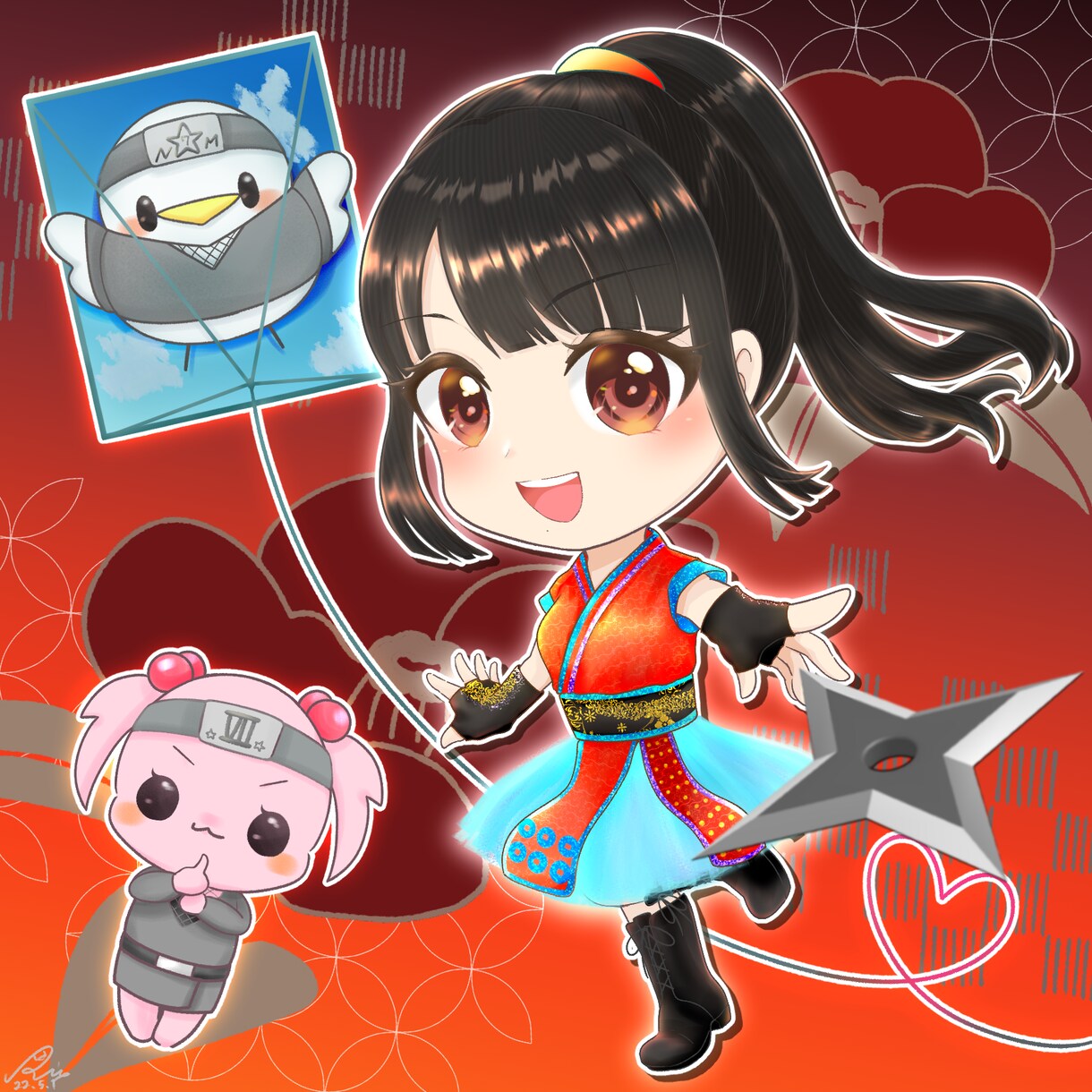 かわいい女の子のアイコンを作成します 心がほわっとするかわいいアイコンであなたを癒します！ イメージ3