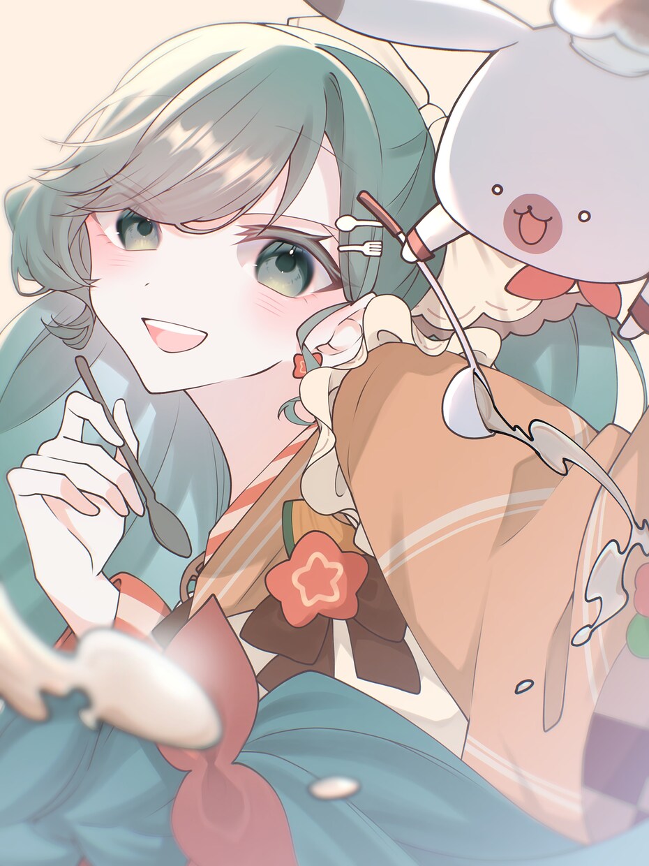 一枚絵(サムネ等)、立ち絵、アイコンを描きます 透明感のある、ふんわり柔らかいイラストを描きます。 イメージ4