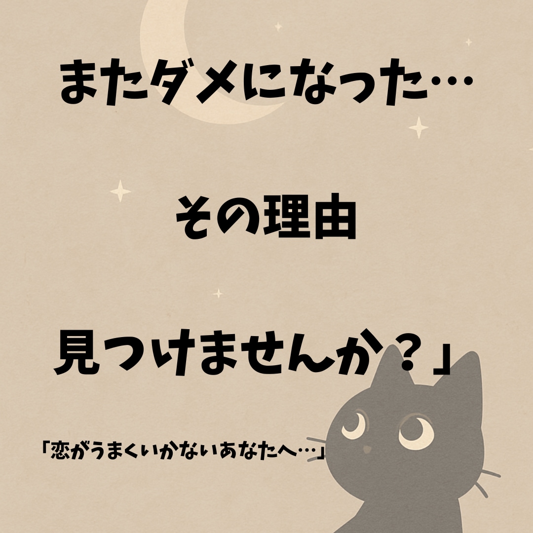 恋愛のクセ診断〜恋が続かない理由をお伝えします 恋が続かない原因を診断し、心のクセをやさしくお伝えします イメージ1