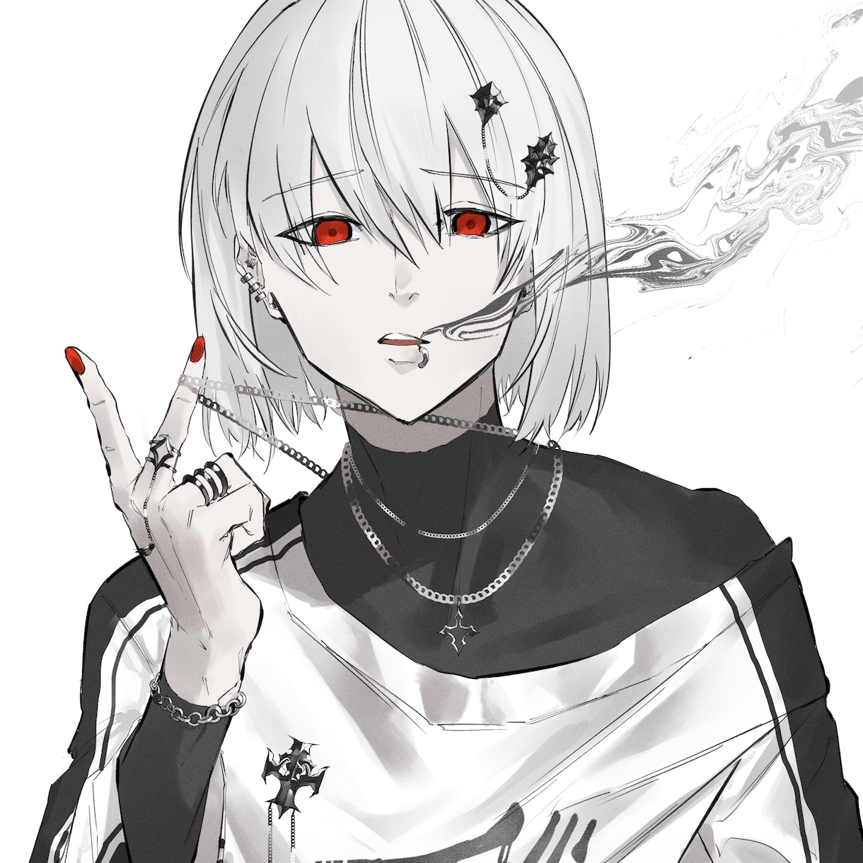 キャラクター、立ち絵、MVイラスト、表紙描きます クールでかっこいいイラストを描きます イメージ8