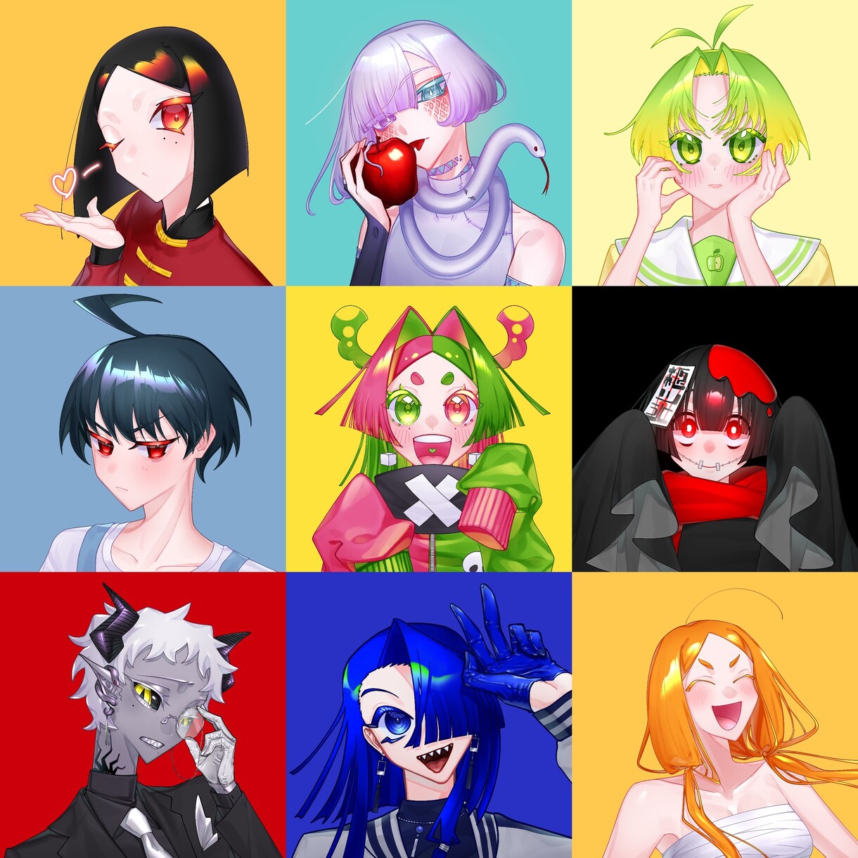 カラフル！キャンディポップなアイコン描きます ツヤのある塗りでパステルからビビットまで使えます◎ イメージ1