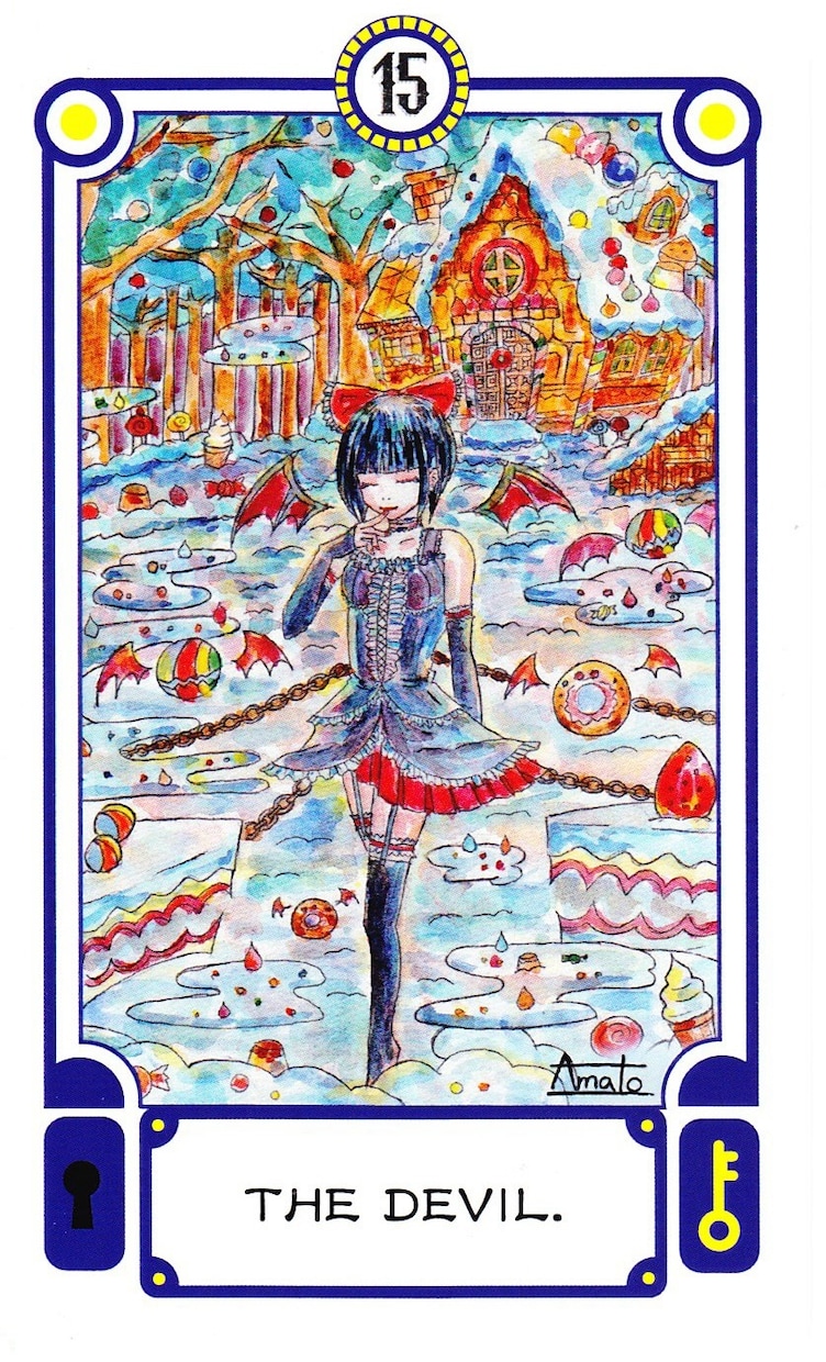 オリジナル製作のタロットカードで占います 悪魔も死神も怖くない！鮮やかなカードがあなたをサポートします イメージ3