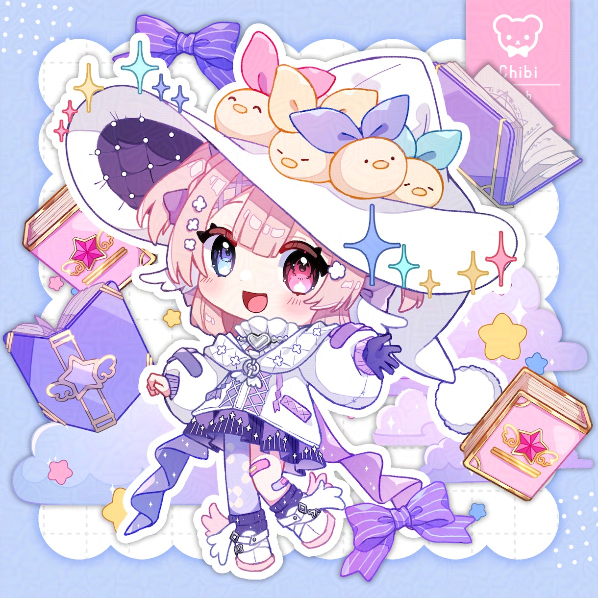 デフォルメかわいいミニキャラを描きます 商用利用◎　グッズ・サムネ・アイコンにどうぞ！ イメージ5