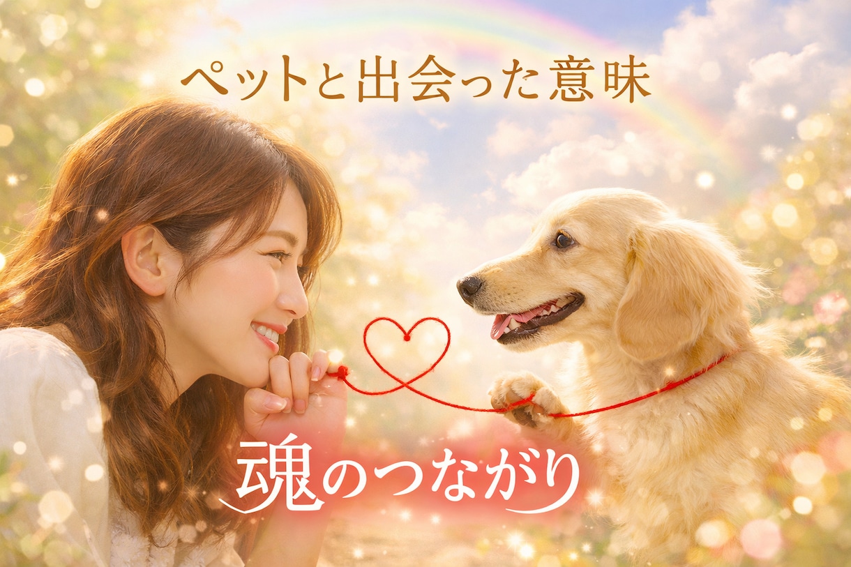 飼い主様とペットちゃんの魂のつながりを読み解きます この子と出会った意味を知りたいあなたへ イメージ1