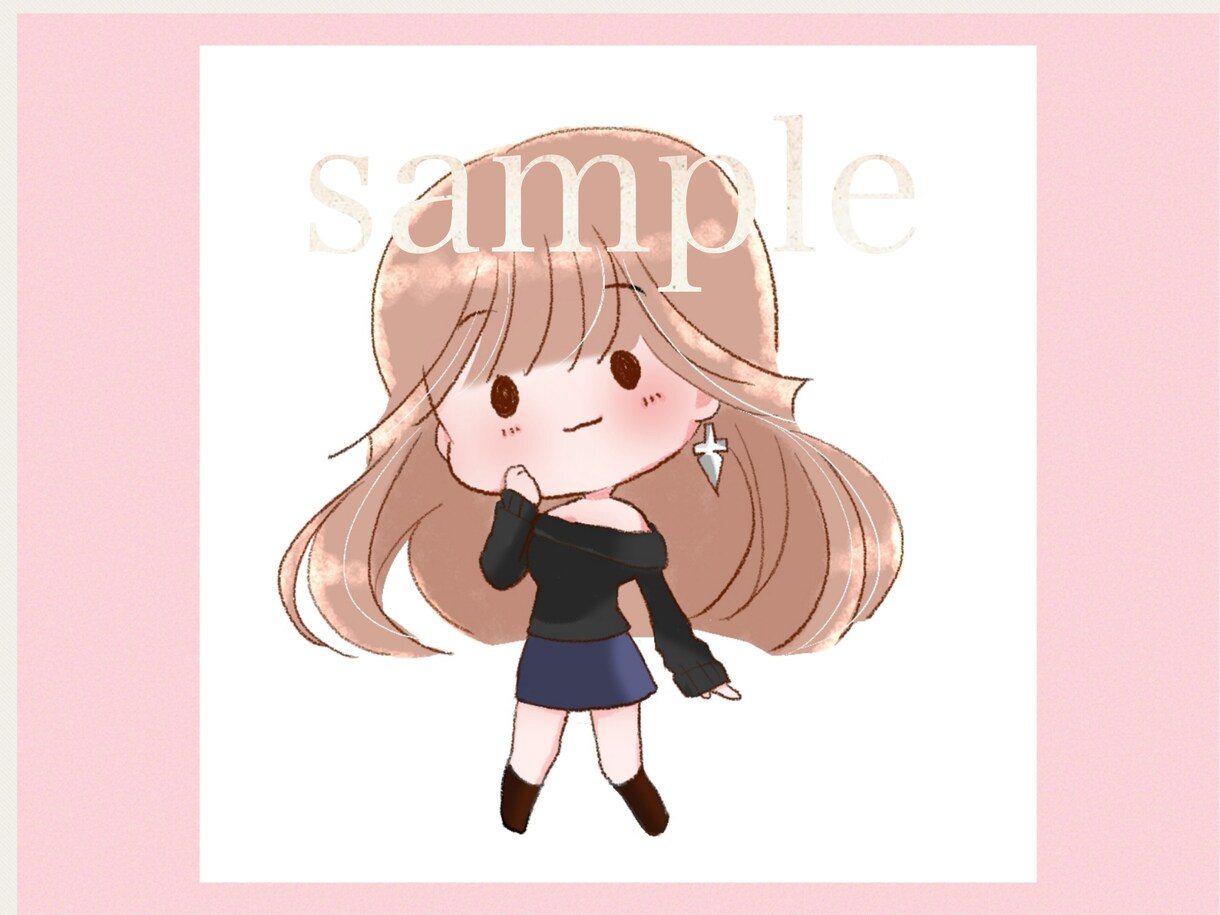 シンプル！ゆるふわかわいいイラストお描きします 商用利用可能！SNS用のアイコン等にお使いいただけます！ イメージ1