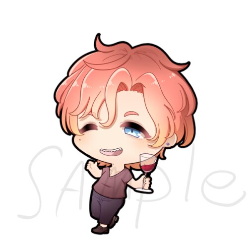 アニメ調のミニキャライラスト描きます アイコンにもサムネにも！あなただけのミニキャラ描きます！ イメージ2