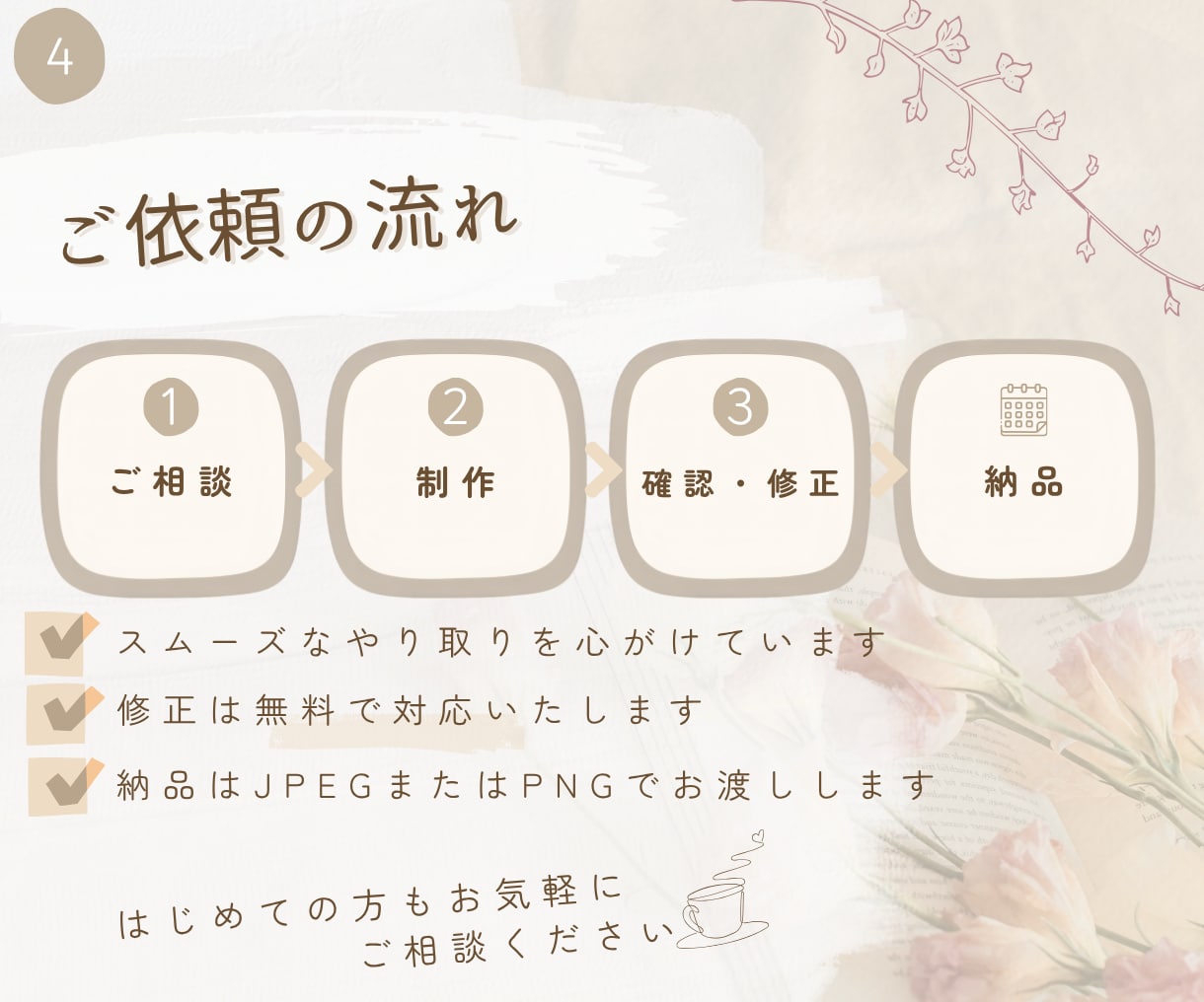 初心者特価/おしゃれなインスタ投稿画像制作します 思わず保存したくなる、ご希望に合わせた韓国風デザイン イメージ4