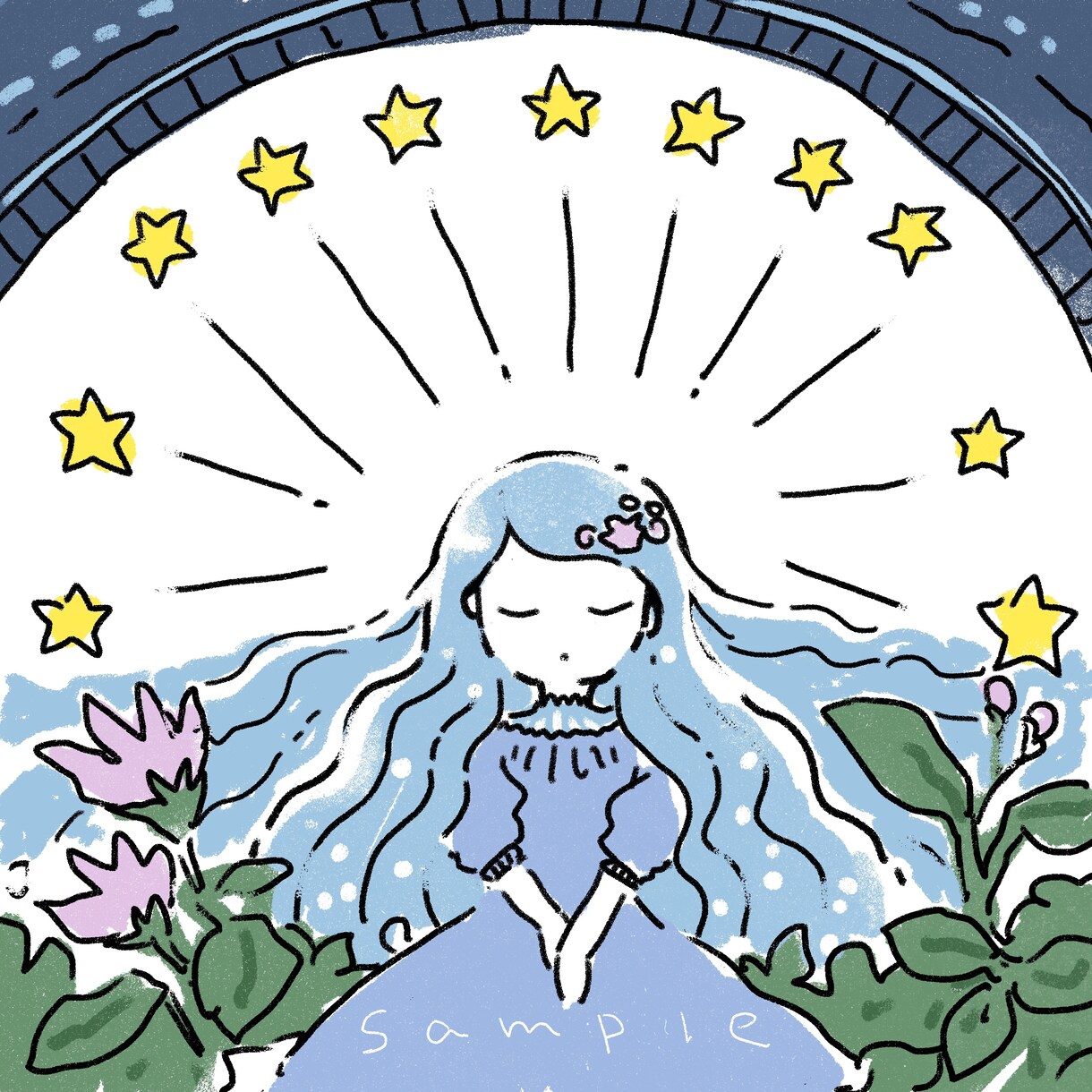 ゆるっとしたテイストの挿絵、アイコンお描きします ブログやチラシなどに、ゆるっとしたお洒落な挿絵を！ イメージ5
