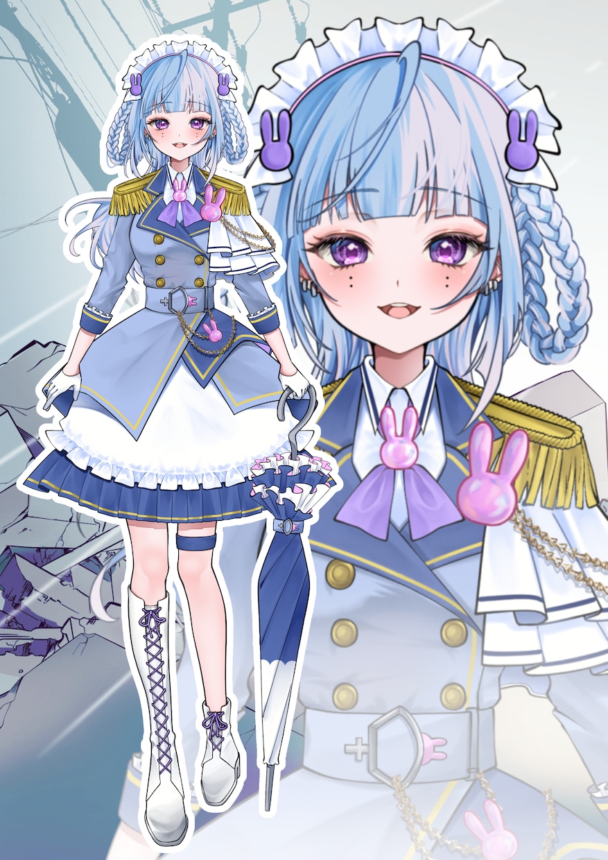 商業利用込み❗️全身イラスト(立ち絵)制作します IRIAM立ち絵◯TRPG◯商業利用◯キャラクターデザイン◯ イメージ6