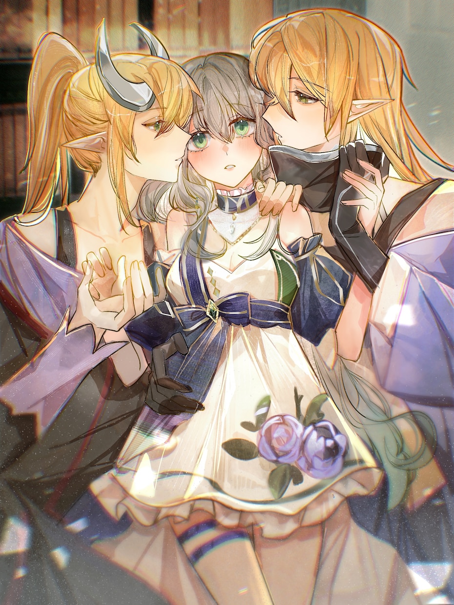 腐/夢絵、cpイラストを作成します 強い光と影、細部まで描き込まれた背景のイラストを得意 イメージ3