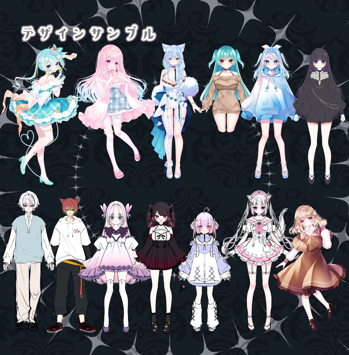 高クオリティのVtuberモデルを制作いたします お見積りやご相談などお気軽にお問い合わせください！ イメージ7