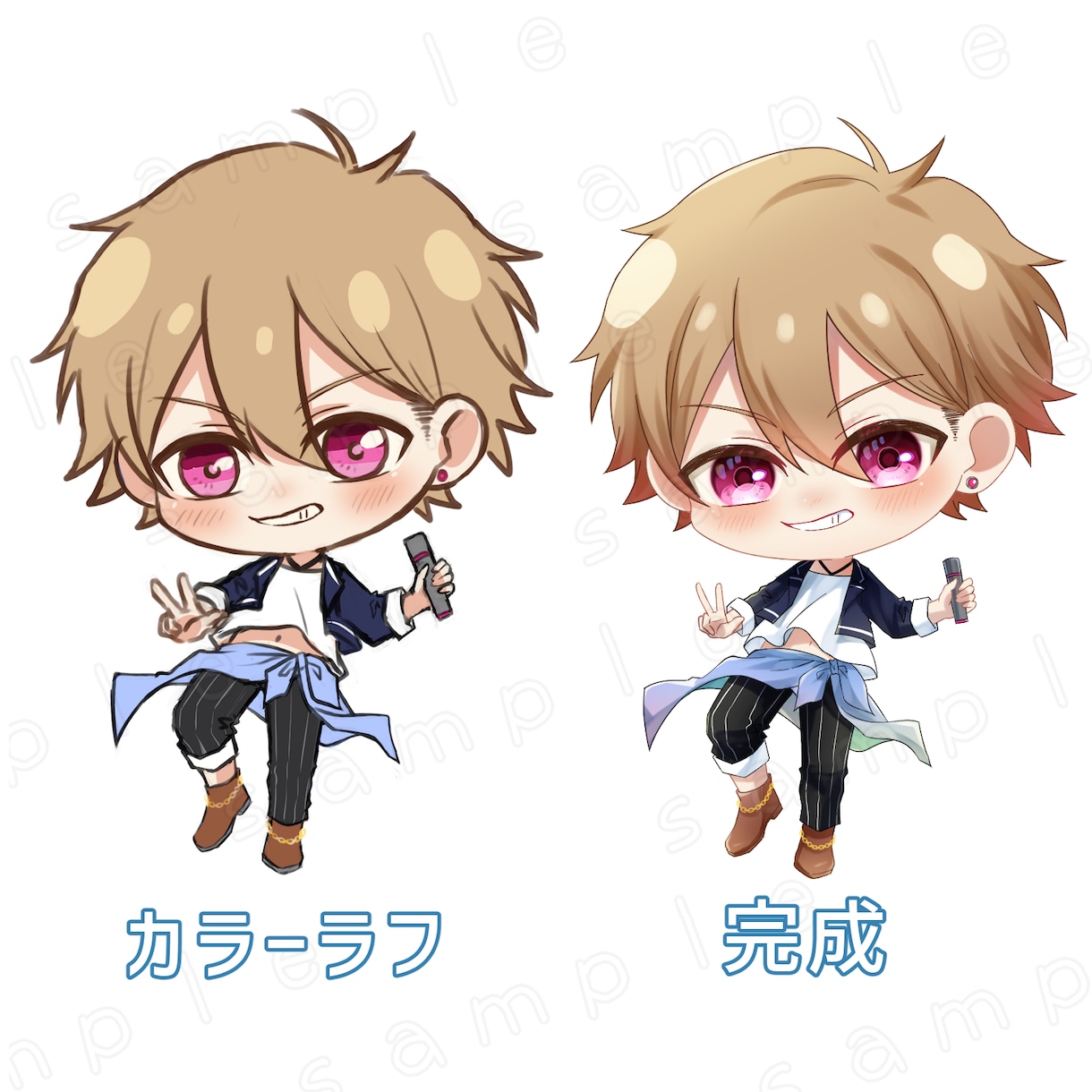 デフォルメ(SD.ミニキャラ)イラスト制作承ります 色々な用途にご対応いたします！ イメージ2