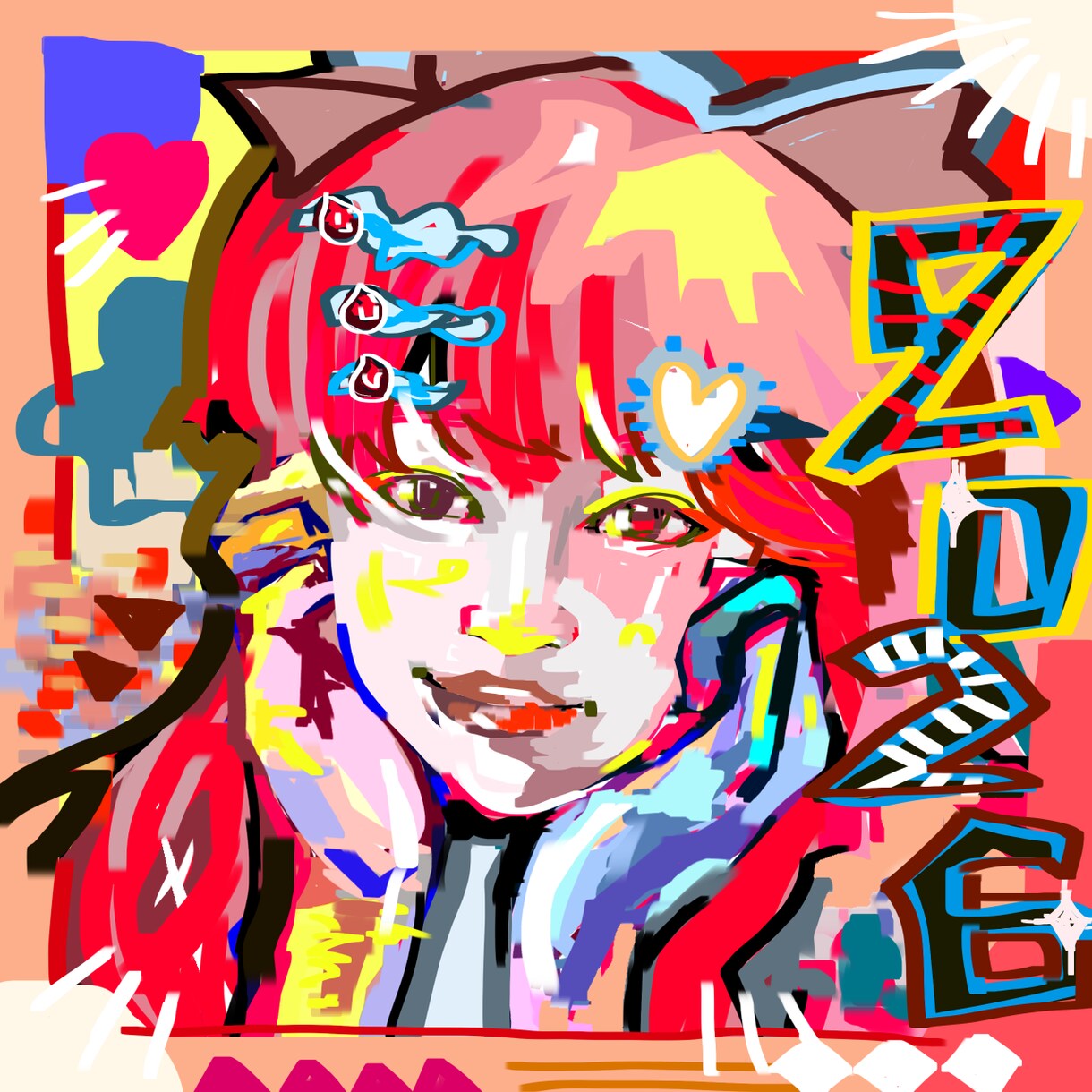 あなたの好きを詰め込んだアイコンを作ります 好きな色やモチーフを詰め込んだ、あなただけの一枚 イメージ3