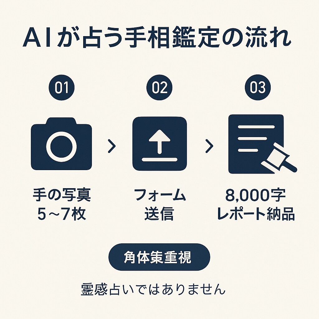 あなたの未来設計図、手相鑑定書を書きます 【あなたの手のひらは「未来の設計図」です】 イメージ2