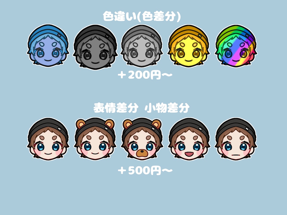 配信用スタンプ制作します あなただけの小さくて可愛いスタンプ イメージ5