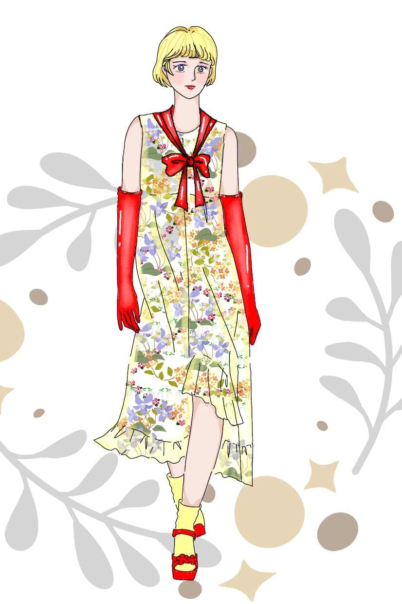 レトロで乙女チックなイラストの作成をいたします 懐かしくてキュートな絵柄を提供します。 イメージ2