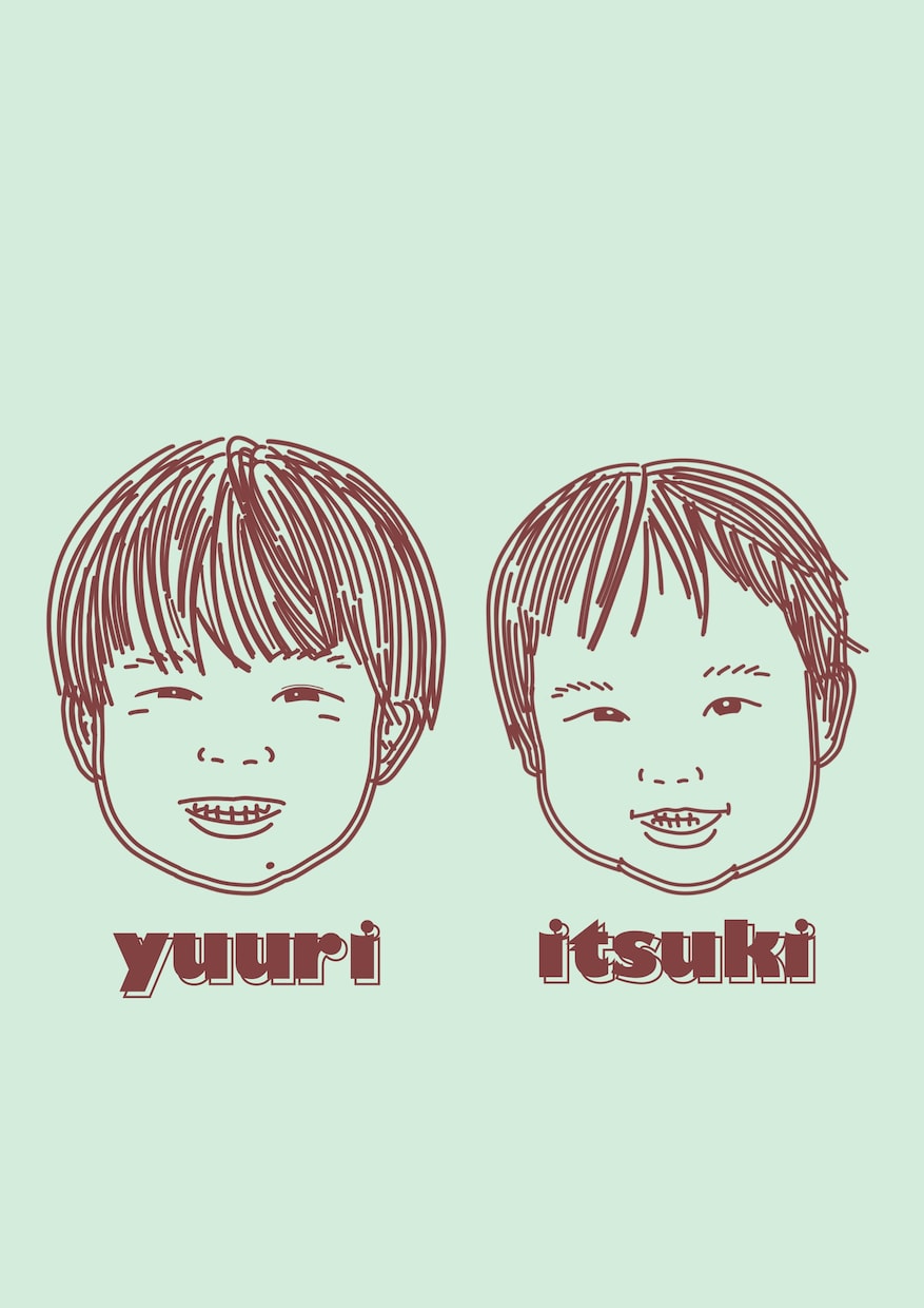 イラスト（文字自由）線画似顔絵❃描きます 写真を線画にてイラストにします☺︎お子様やペット、ご家族も◎ イメージ9