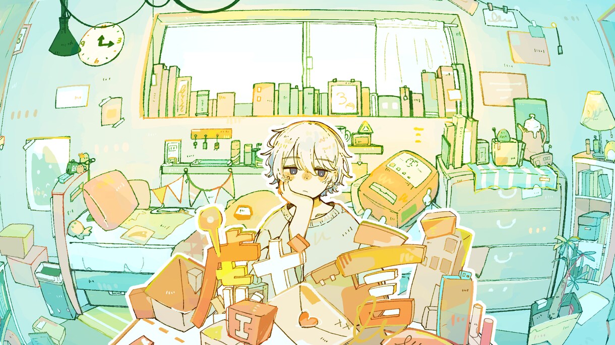 ゆるめの1枚絵(ループアニメ可)お描きします キャラよりも雰囲気重視の方におすすめです。 イメージ8