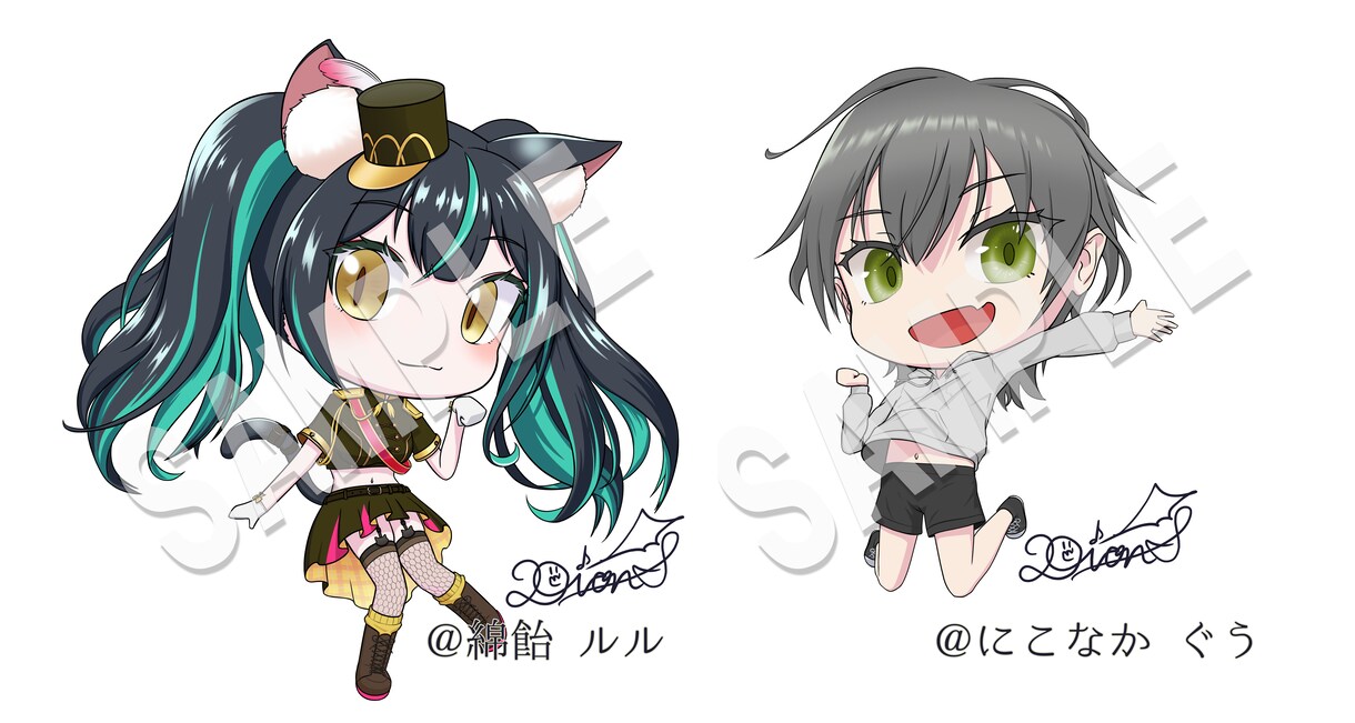 クオリティー重視のSDイラストを描きます VTuberさんにオススメ！クオリティー重視SDイラスト！ イメージ2