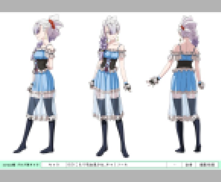 デザイナーがキャラクターの衣装をデザイン致します 既存キャラの新衣装・特別衣装をアニメ品質でデザインします イメージ2
