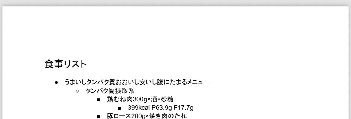 食事リスト作成！ダイエット用に食事アドバイスします 自重筋トレと食事について徹底的に研究した成果をお教えします！ イメージ2