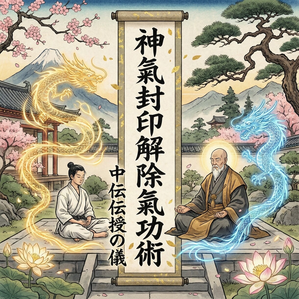神氣封印解除氣功術　中伝伝授の儀を行います 光脈展開法・多層氣収束術　魂の光脈を広げ氣の器を深める展開 イメージ1
