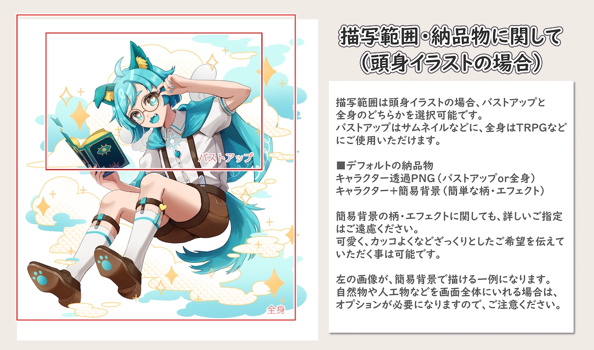 完全おまかせでキャラクターイラスト制作いたします ラフ＆修正なしの変わりに安価なイラストサービスです！ イメージ5