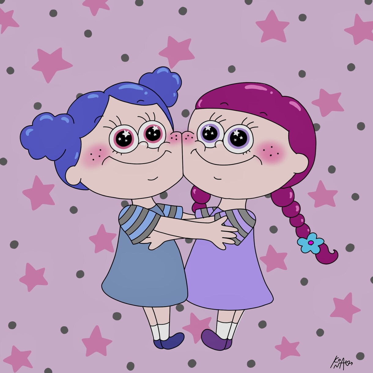かわいいを作る⭐︎オリジナルイラストを作成します カラフルポップでかわいい！唯一無二なイラストをお届けします！ イメージ1