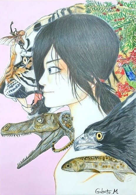 この絵が誰かに届くことを願っています 未来への希望を込めて描きました。 イメージ1