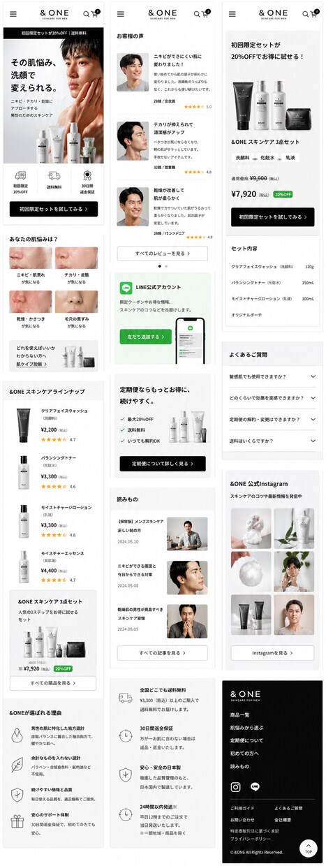 LP型ECサイト｜購買シナリオ設計します ECサイトを購買体験として再設計します イメージ3