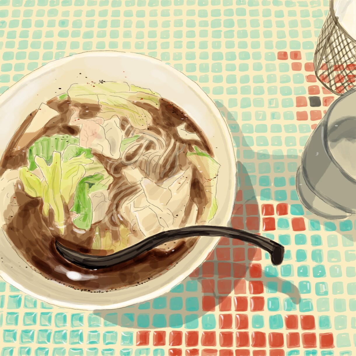 食べ物のイラスト描きます お好きな食べ物や料理を柔らかいテイストで描きます イメージ7