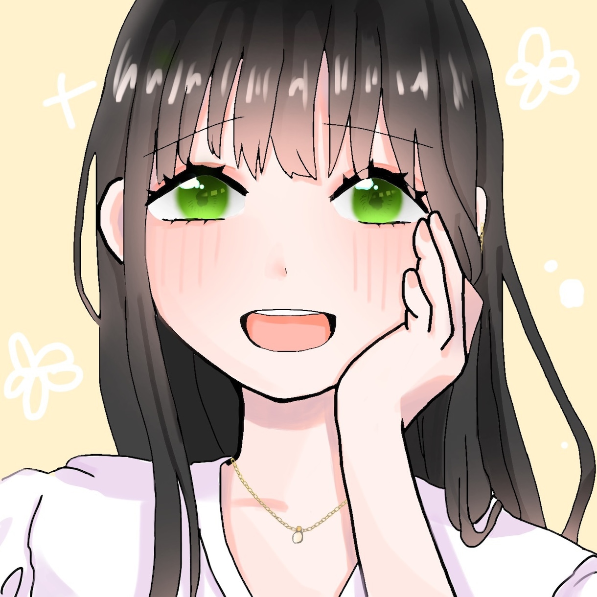 最短即日！可愛いアイコン描きます 人〜動物まで可愛い絵柄で描きます！ イメージ1